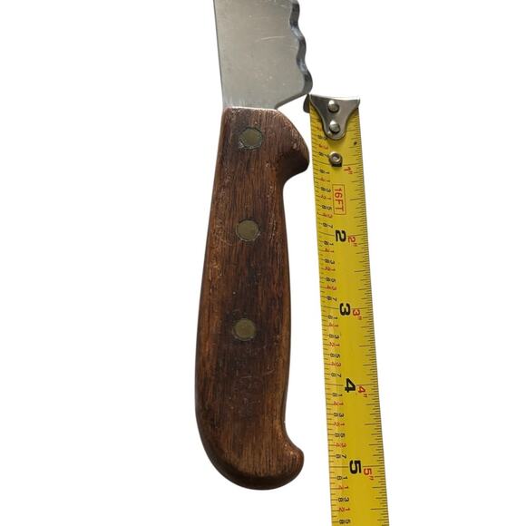 Erik Anton Berg Eskilstuna 9" Serrated Slicing Knife Sweden - Picture 4 of 7